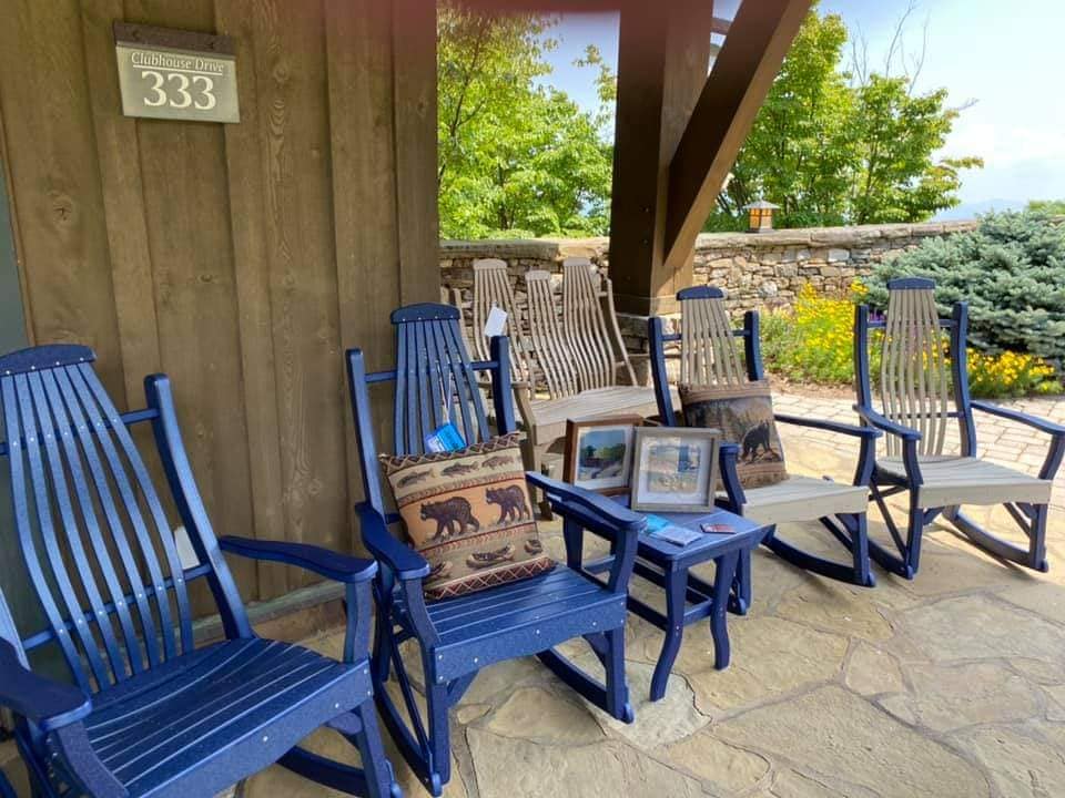 Amish-Made Poly Bent Back Outdoor Seating Collection