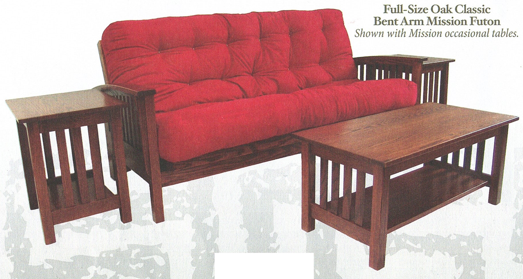 Mission Futon with Tables